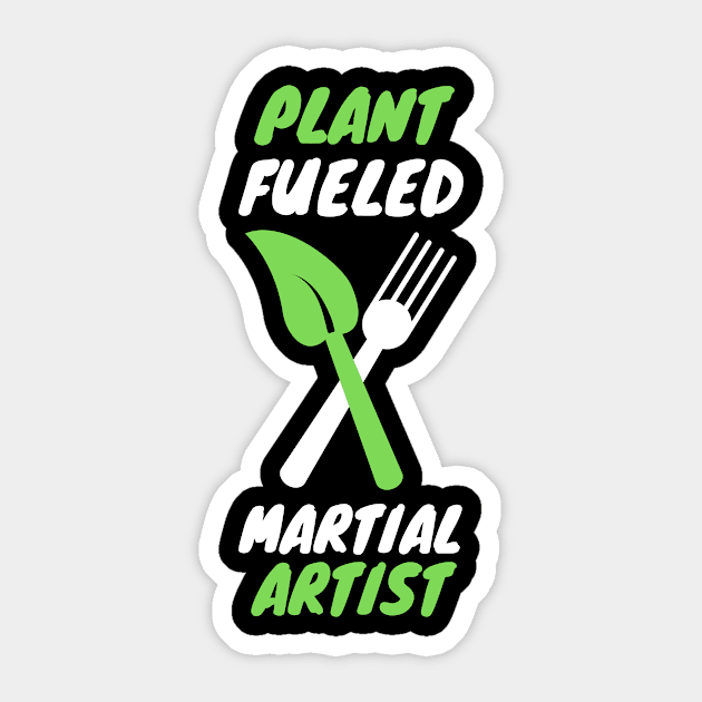 plant fueled martial artist Sticker by SnowballSteps